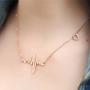 Dcfywl731 Silver Stethoscope Necklace Nurse Gifts for Women,Medicine Heart Pendant 26 A-Z Initial Letters Necklace Doctor Nurse Graduation Gift