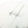 TseanYi Tiny Dot Necklace Choker Silver Round Pendant Necklace Boho Minimalist Necklaces Jewelry for Women and Girls (Silver)