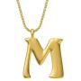 Letter Necklace for Women Girls Initial 14K Gold Plated Chain Alphabet Pendant Necklace