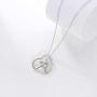 PROESS Basketball Heart Necklace - Female Basketball Player Jewelry Gift for Girls Women Sterling Silver Sports Athletes Pendant Necklace for Girlfriend, Sister, Teammate Coach