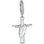 Tourism Brazil Vacation Christo Redentor Brazilian Landmark Jesus Christ Dangle Charm Bead For Women Teen .925 Sterling Silver Fits European Bracelet Tourism Brazil Vacation Christo Redentor Brazilian Landmark Jesus Christ Dangle Charm Bead For Women Teen .925 Sterling Silver Fits European Bracelet