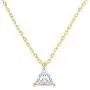 PAVOI 14K Gold Plated 925 Sterling Silver CZ Diamond Pendant Necklace for Women | Adjustable Slider