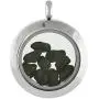 Starborn Gemstone Window Pendant in Stainless Steel Starborn Gemstone Window Pendant in Stainless Steel