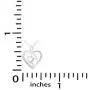 0.1 Cttw Round Natural Diamond Two Tone Open Heart Cat Pendant in 14K Gold Over Sterling Silver 0.1 Cttw Round Natural Diamond Two Tone Open Heart Cat Pendant in 14K Gold Over Sterling Silver