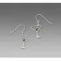 Sienna Sky Martini Glass with Olive Earrings 1038 Sienna Sky Martini Glass with Olive Earrings 1038