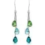 Chandeliers Earrings for Women - Long Drop Dangle Crystal Earrings for Women - Rhinestones and Crystal Dangly Hanging Earrings - Trendy Statement - Mall of Style
