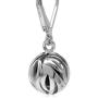Silvershake 8MM Created Black Onyx White Gold Plated 925 Sterling Silver Leverback Dangle Earrings