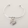 Diabetic Awareness Bracelet Diabetic Alert Charm Crystal Heart Bracelet Medical Alert Jewelry For Women