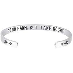 MMTTAO Bracelets for Women Inspirational Bracelet Gifts for Women Girls Men Cuff Bangle Motivational Friendship Encouragement Personalized Mantra Quote Jewelry Graduation Birthday Gifts for Teen Boys