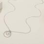 21st Birthday Gifts for Her, Sterling Silver Infinity 2 Circle Necklace for Daughter Birthday Gift