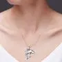 S925 Sterling Silver Dainty Animal Pendant Necklace for Women Men Teen Boy Girl