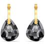 SWAROVSKI Womens T Bar Pear-Shaped Grey Crystal Jewelry Collection, Gold Tone Finish