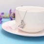 Kiokioa Butterfly Necklaces for Girls Kids Birthday Gift Jewelry for Women Girls(Colorful)