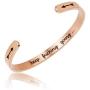 LIUANAN Keep Going Bangle Bracelet for Women