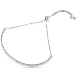 LeCalla Sterling Silver Jewelry Sliding Bolo Bracelet for Teen Women
