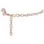 Efulgenz Crystal CZ Gold Plated Floral Chain Link Bracelet Jewelry for Women Girls Brides Bridesmaid