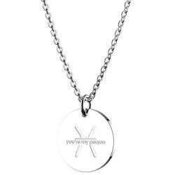 omodofo You Are My Person Constellation Necklace Zodiac Pendant Celestial Jewelry Birthday Gift for Women Girls