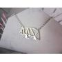 La Menagerie Bear Silver Origami Jewelry & Silver Geometric Necklace – 925 Sterling Plated Silver Necklace & Bear Necklaces for Women – Bear Necklace for Girls & Origami Necklace