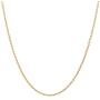 10K Yellow Gold 2.0MM Round Rolo Link Chain Necklace - Made in Italy