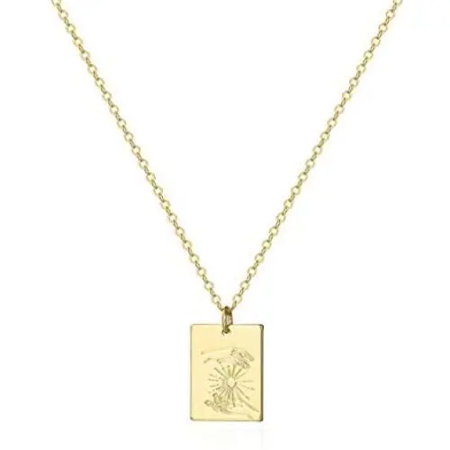 S.J JEWELRY Personalized Positive Energy Tag Necklace for Women Birthday Gift 14K Gold Plated Star Sun Moon Lightning Galaxy Power Wishes Pendant Necklace S.J JEWELRY Personalized Positive Energy Tag Necklace for Women Birthday Gift 14K Gold Plated Star Sun Moon Lightning Galaxy Power Wishes Pendant Necklace