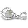 Starborn Spiral Caged with Sphere Pendant