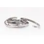 jolliz Inspirational Bracelets for Women- Silver Mantra Bangle Cuff Jewelry- Motivational Gift for Her- Stainless Steel Motivational Engraved Quote Bracelet