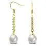 YAZILIND Drop Dangle Earrings Statement Gold Plated Crystal Pearl Women Fish Hook Earrings Sparkling Elegant Vintage Jewelry YAZILIND Drop Dangle Earrings Statement Gold Plated Crystal Pearl Women Fish Hook Earrings Sparkling Elegant Vintage Jewelry