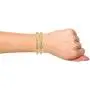 Efulgenz Indian Style Bollywood Traditional Gold Plated Faux Pearl Stone Wedding Bracelet Bangle Set Jewelry Efulgenz Indian Style Bollywood Traditional Gold Plated Faux Pearl Stone Wedding Bracelet Bangle Set Jewelry