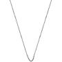 AeraVida 0.75 mm Simple Oval .925 Sterling Silver Cable Chain Necklace-18 inches
