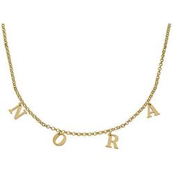 MyNameNecklace Personalized Choker Necklace Hanging Name Initial Letters-Custom Made Christmas Jewelry Gift