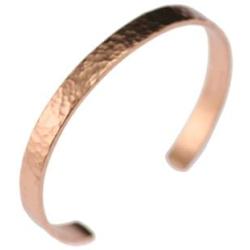 Hammered Copper Cuff Bracelet Durable Copper - Lightweight - 100% Uncoated Solid Copper