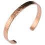 Hammered Copper Cuff Bracelet Durable Copper - Lightweight - 100% Uncoated Solid Copper