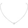 ChicSilver Customizable Tiny Hear/Star/Moon/Dot/Triangle Pendant Necklace,925 Sterling Silver Dainty Personalized Heart Choker Necklace Gift for Women, Silver/Gold/Rose Gold(with Gift Box)