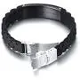 MEALGUET to My Husband I Will Keep Choosing You Black Silicone Bracelet Wristband for Him, Gift from Wife,Birthday