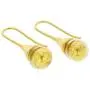 GlassOfVenice Murano Glass Drop Earrings - Liquid Gold