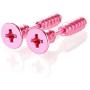 10 Pairs Stainless Steel Edgy Cross Screw Stud Earrings Set Rock Punk Hip-hop Spike Rivet Nail Piercing Jewelry Ear Stud for Men Women Hypoallergenic