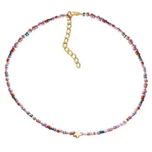 Althrorry Seed Bead Choker Colorful Boho Beaded Choker Necklace Jewelry for Women Girls Althrorry Seed Bead Choker Colorful Boho Beaded Choker Necklace Jewelry for Women Girls