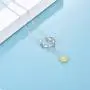 POPLYKE Sunflower Daisy Necklace S925 Sterling Silver Horseshoe Pendant Necklace for Women