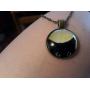 IDB Black Cat Necklace - Peeking Black Cat Pendant - Cute Black Cat Jewelry