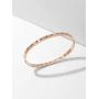 VNOX Stainless Steel Roman Numeral Bangle Bracelet Necklace Stud Earrings Women Grils Jewelry Set