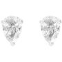 14K Gold Plated Sterling Silver Cubic Zirconia Stud Earrings for Women