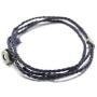 Wakami Family Friendship Bracelet | Handmade Wrap Bracelet | Initial Charm String Bracelets Mother, Father, Brother, Sister Gifts | Wax Coated, Waterproof, Braided, Zinc | Letter, Colorful