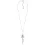 Silpada Organic Trio Baroque Cultured Pearl Tassel Pendant Necklace in Sterling Silver