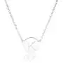 Deidreamers Sterling Silver Round Disk Initial Necklace Deidreamers Sterling Silver Round Disk Initial Necklace
