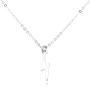 Lightning Bolt Necklace, Pendant Charm, Dainty Chain, 16-18''