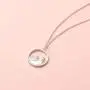Boma Jewelry Sterling Silver Mountain Necklace with 14KT Gold Vermeil Sun Pendant Necklace, 18 Inches