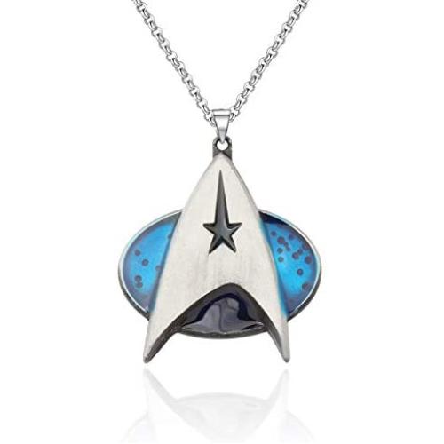 FAADBUK Star Trek Inspired Jewelry Star Trek Movie Inspired Necklace Star Trek Fans Gift Trek Movie Inspired Keychain Star Trek Star Trek Logo Necklace