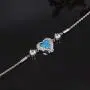 CiNily Opal Heart Bracelet for Women Girls 18K Gold Plated Adjustable Bracelets for Her CiNily Opal Heart Bracelet for Women Girls 18K Gold Plated Adjustable Bracelets for Her