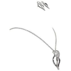 Montana Silversmiths Womens Woven Hearts Jewelry Set