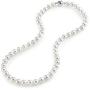 THE PEARL SOURCE AAA Quality Round White Freshwater Cultured Pearl Necklace for Women with Magnetic Clasp